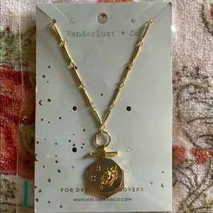 Wanderlust + Co gold necklace